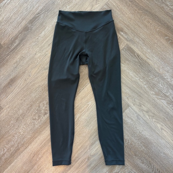 Graphite Grey Lululemon Wunder Under SmoothCover High Rise Leggings Size 6 25” - Picture 2 of 8